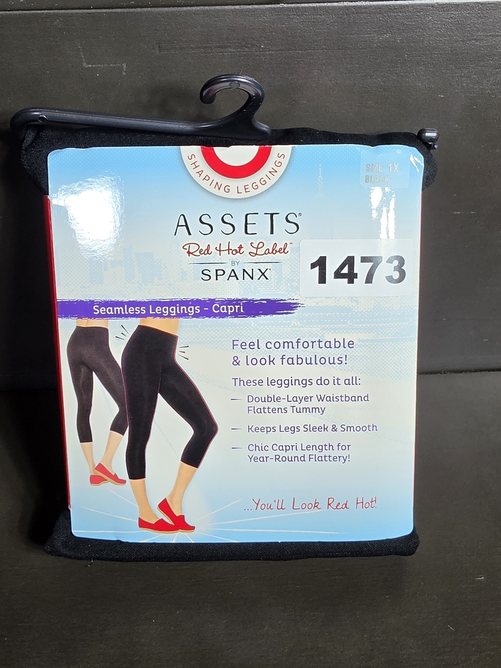 SPANX Seamless Capri Leggings Womens 1X Black Casual - Picture 4 of 6